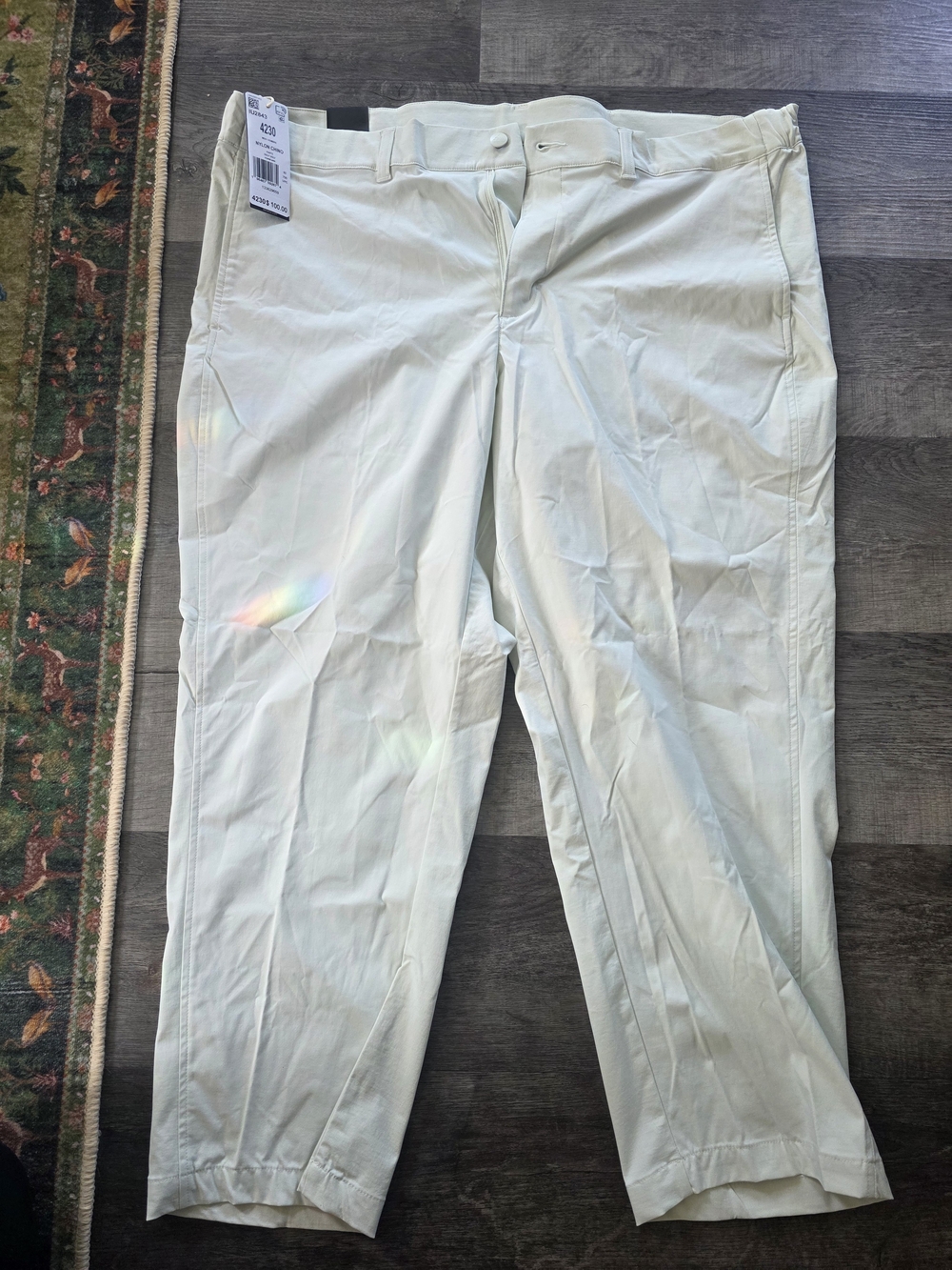 adidas Men's Mint Green Chino Pants